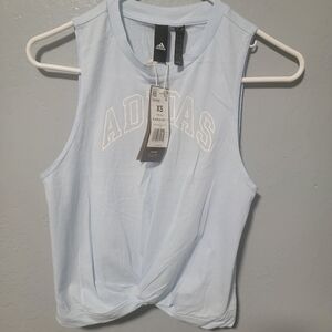 Adidas #xs Women's Light Blue Tank Top